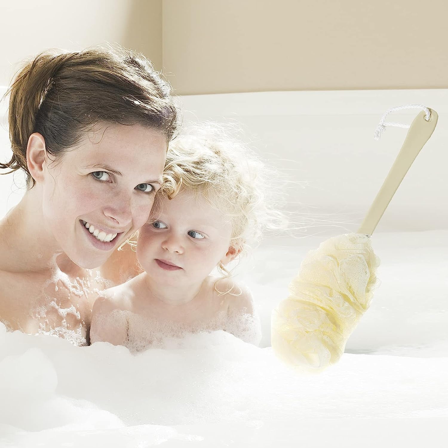 6702 Loofah Back Scrubber for Shower, Long Handle Bath Sponge Shower Brush, Soft Nylon Mesh Back Cleaner Washer, Body Bath Brush for Women and Men, Bathroom Shower Accessories DeoDap 6702 Loofah Back Scrubber for Shower, Long Handle Bath Sponge Shower Brush, Soft Nylon Mesh Back Cleaner Washer, Body Bath Brush for Women and Men, Bathroom Shower Accessories DeoDap